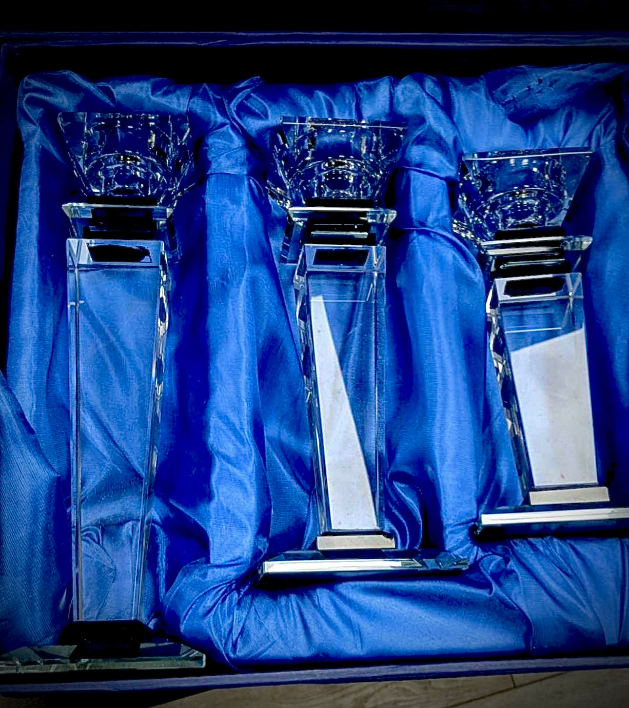 Set of Three Candleholders