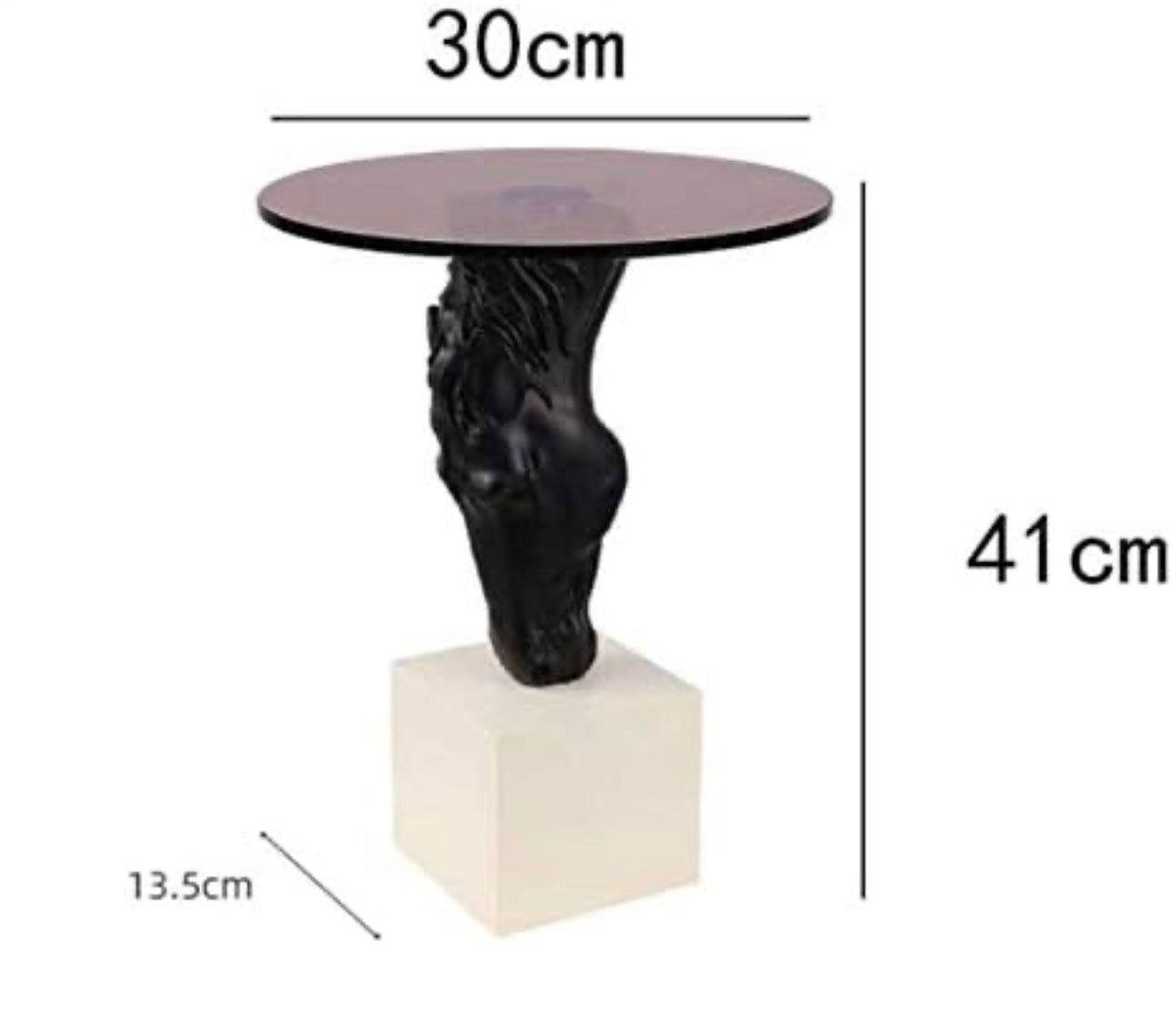 Horse-Designed Mirror Coffee Table: Versatile & Elegant Room Décor Piece