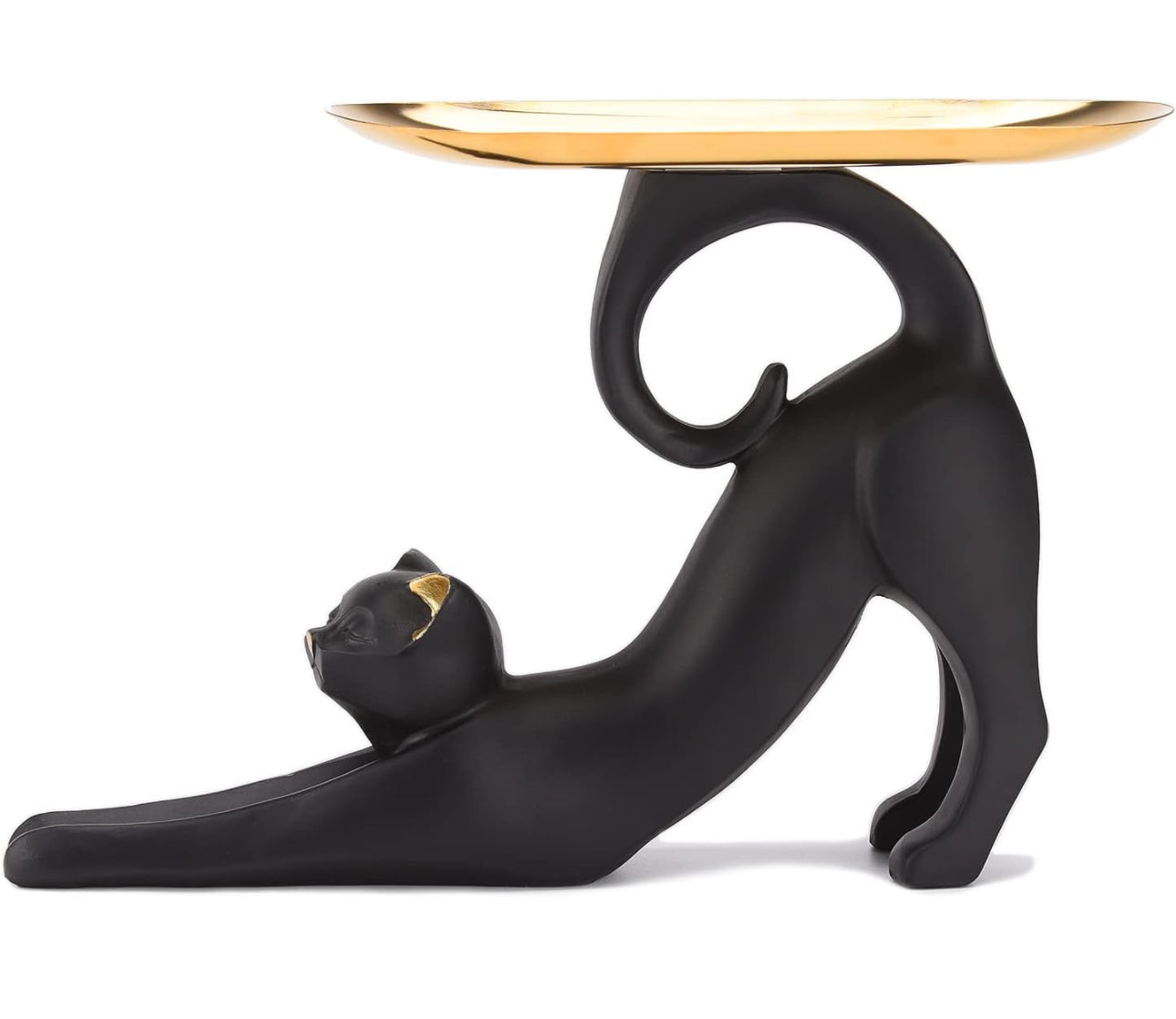 Stretching Cat Tray- In Black or White