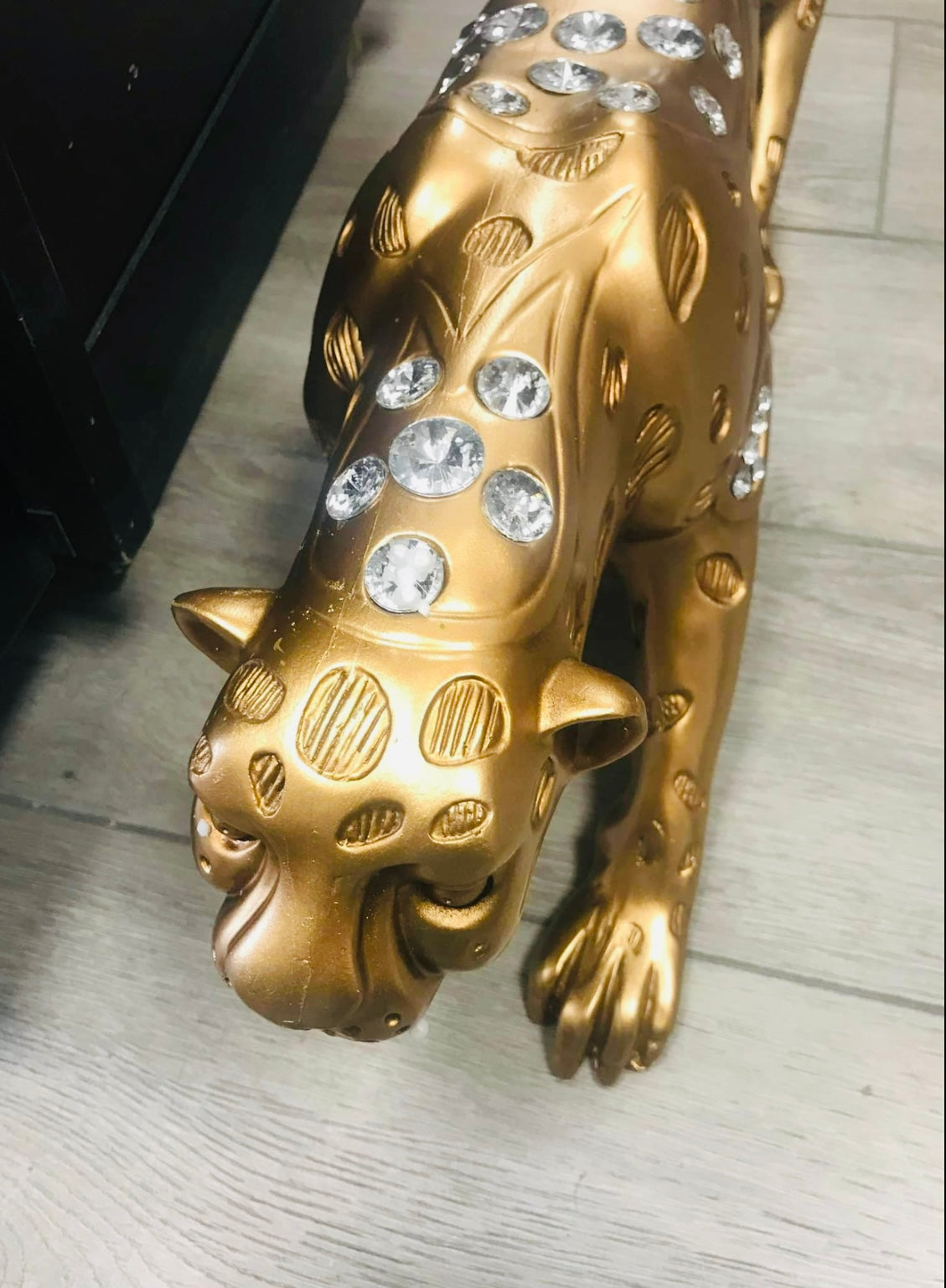 Aurelia's Splendor- Jewelled Janguar Figurine