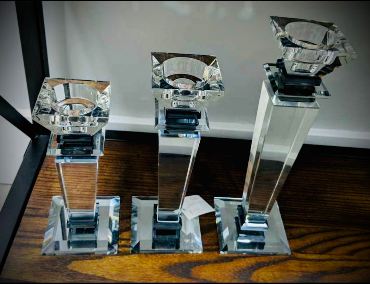 Set of Three Candleholders