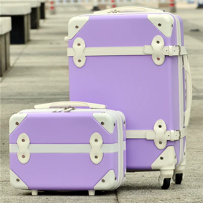 Vintage Vibes: Explore in Style with Our Retro Travel Luggage Set