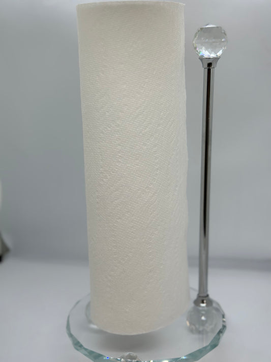 Gold or Silver Paper Towel Holder