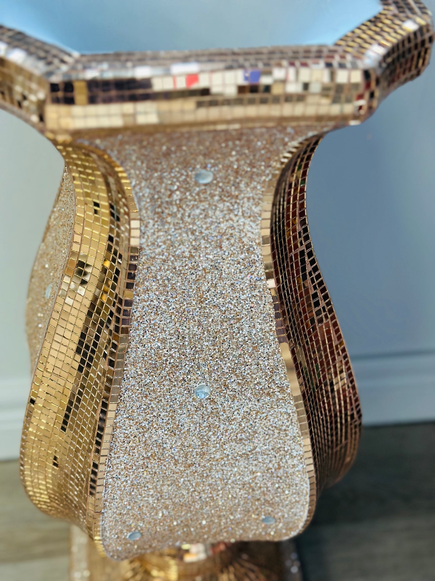 ‘Eva’ Rose Gold Extra Large Vase