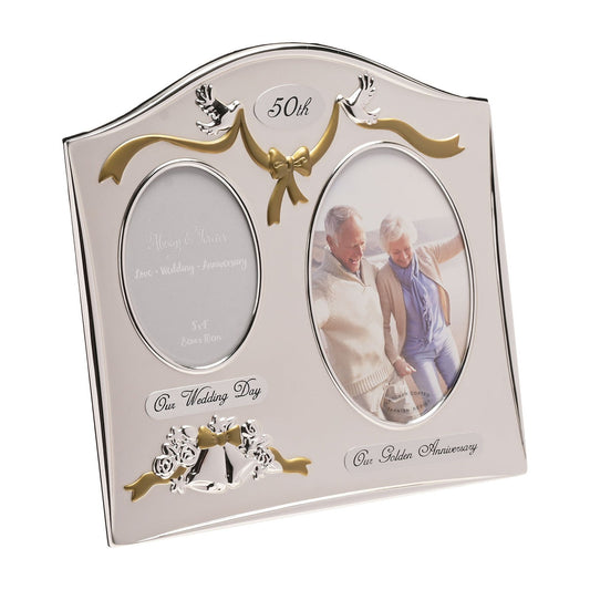 50th anniversary photo frame