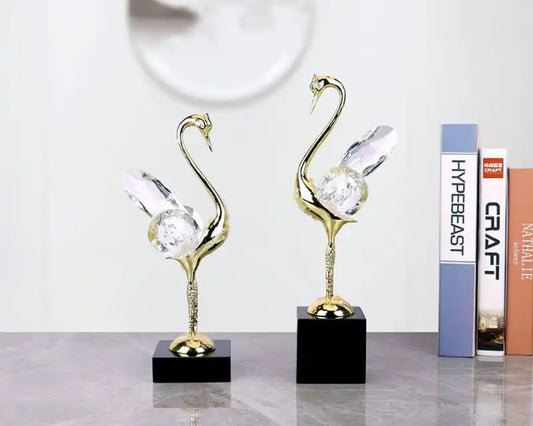 Artistic Swan Statue ( set of two)