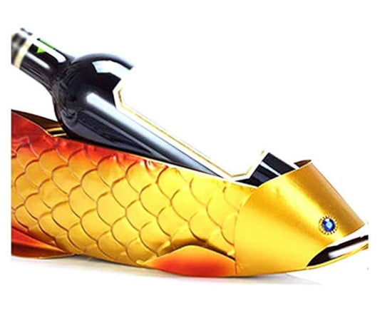 Artistic Elegance: Fish Style Wine Holder for Modern Interiors